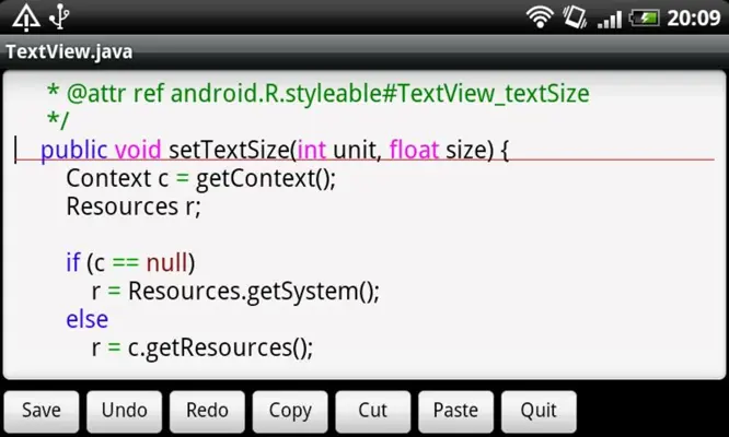 Jota Text Editor android App screenshot 0