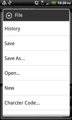 Jota Text Editor android App screenshot 5